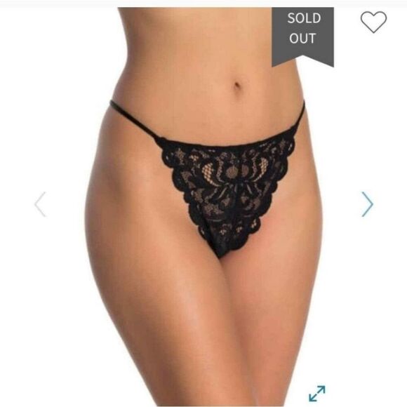 NWT Free People Black Lace Panties - Picture 4 of 5